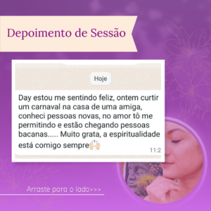 "No amor estou me permitindo e estão chegando pessoas bacanas. Conheci pessoas novas!"
